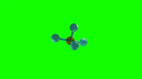 Methane CH4 Molecule over White Background 00000 Stock Illustration