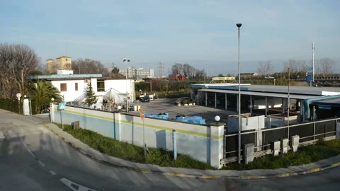 Methane distributor time lapse. Methane after the duties on methane of Russia Video stock 167356663