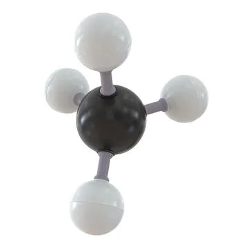 Methane Molecule ~ 3D Model ~ Download #90899028 | Pond5