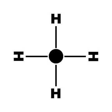 Methane molecule icon Stock Illustration