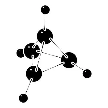 Methanol icon, simple style Stock Illustration