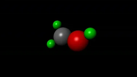 Methanol Molecule Stock Footage 442025