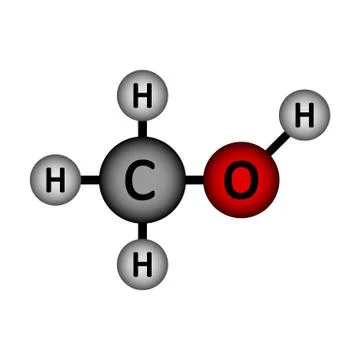 Methanol molecule icon. Stock-Illustration