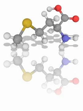 Methionine organic compound molecule Stock Illustration