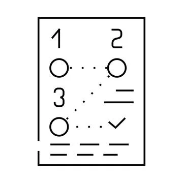 Method data science line icon vector illustration 스톡 일러스트