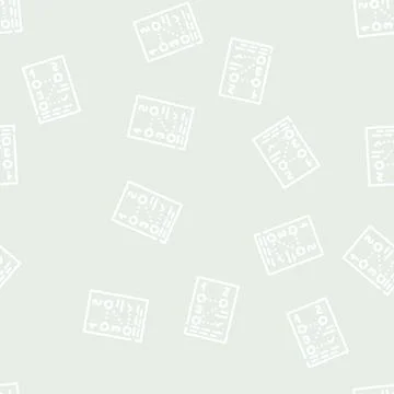 Method data science line vector seamless pattern イラスト素材