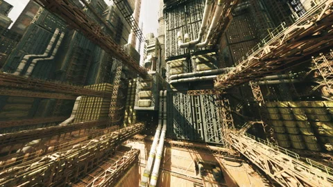 Methodical exploration of maintenance shaft using robotic inspection equipment Stock Footage 340339993