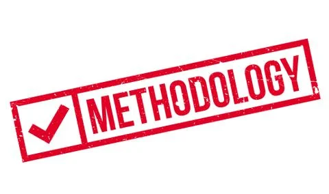 Methodology rubber stamp Illustrazione stock