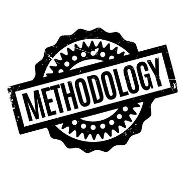 Methodology rubber stamp Illustrazione stock