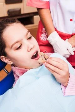 Methods of Teeth Bite Correction Stock Photos