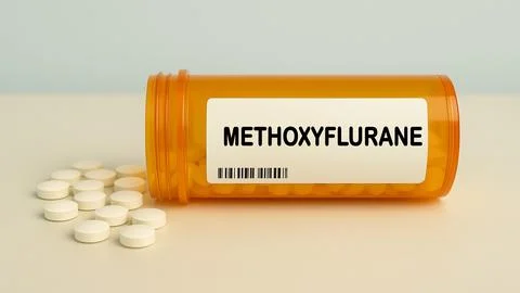 METHOXYFLURANE Stock Photos