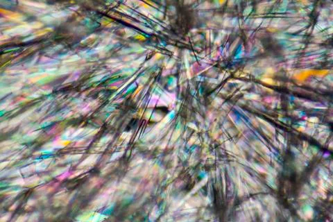 Methylparaben microcrystals Stock Photos