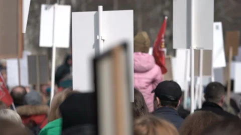 A Meting and Rally. Video stock 90766148