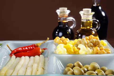 Metiterane plate Foto stock