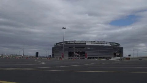 Metlife Stadium Moving Cloud Time-lapse Stock Footage 81796305