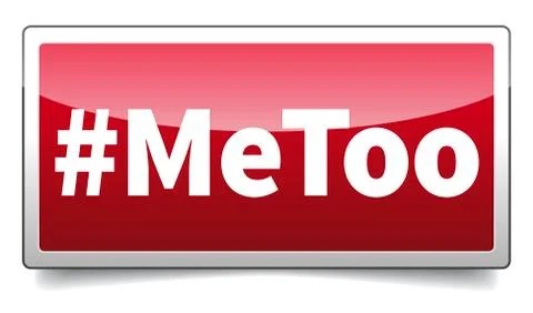 #MeToo - banner with shadow Stock Illustration