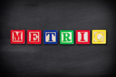 Metric concept Stock Photos