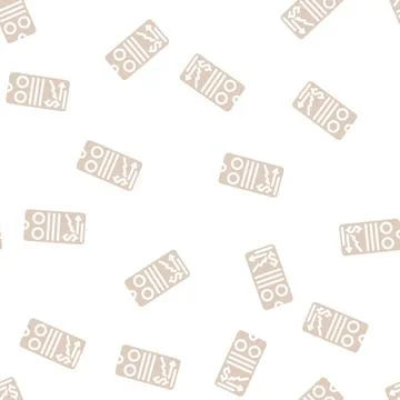 Metrics business intelligence glyph vector seamless pattern 스톡 일러스트