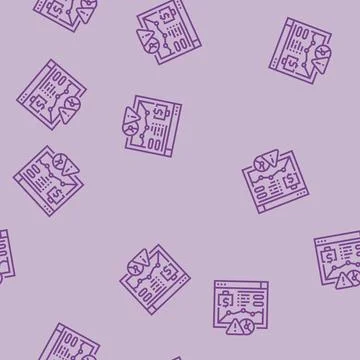 Metrics risk line seamless pattern 스톡 일러스트