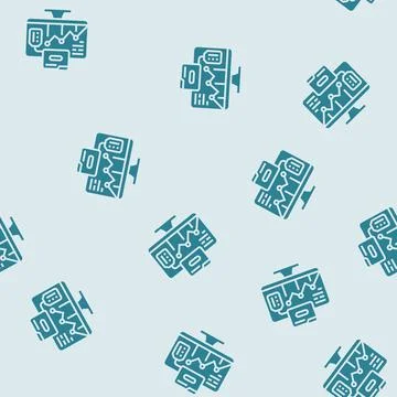 Metrics technical sales engineer glyph seamless pattern 스톡 일러스트