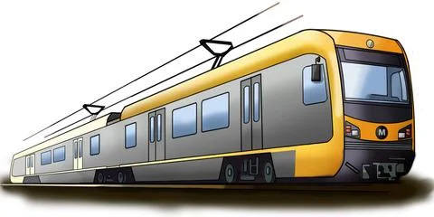METRO 2 RENDER Stock Illustration