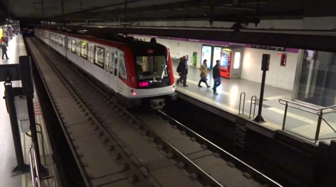 Metro barcelona Stock-Footage 35658184