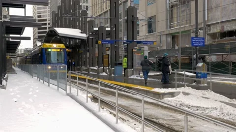 METRO Blue Line Stock Footage 46161087