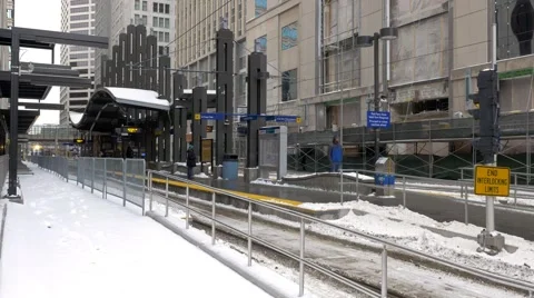 METRO Blue Line Stock Footage 46420631