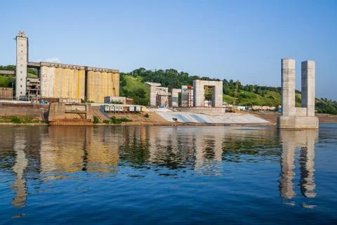 Metro Bridge constraction Stock Photos