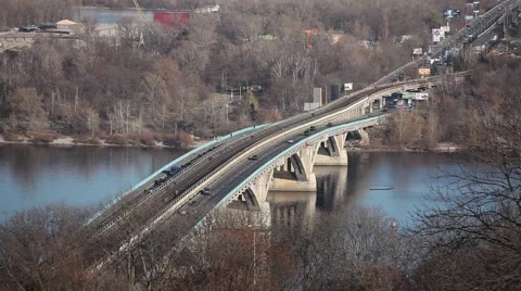 Metro Bridge Stock Footage 1080640