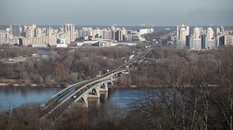 Metro Bridge Stock Footage 1080784