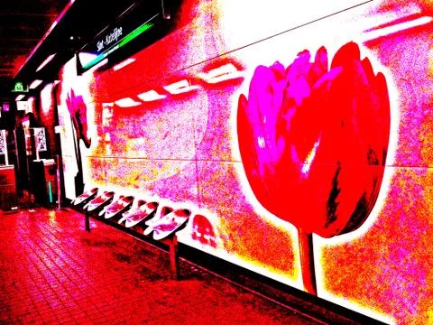 Metro Brussel Stock Illustration