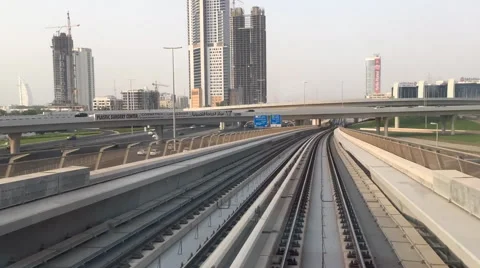 Metro dubai Stock Footage 67248572