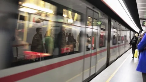 In the Metro Stock Footage 85737953