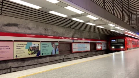 Metro in Helsinki Stock Footage 194019261