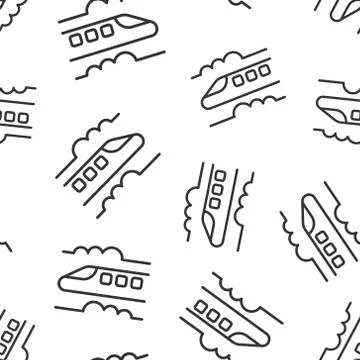 Metro icon in flat style. Train subway vector illustration on white isolated  イラスト素材