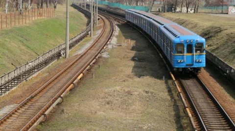 Metro  in Kiev Stock Footage 10882334
