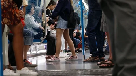 METRO IN KUALA LUMPUR Stock Footage