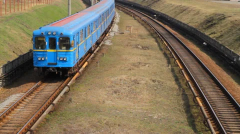 Metro in Kyiv Stock-Footage 34026923