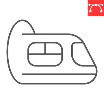 Metro line icon Stock Illustration