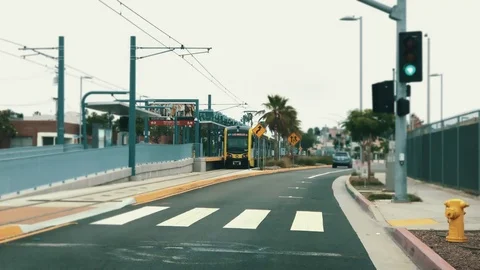 Metro To Los Angeles 4K Stock Footage