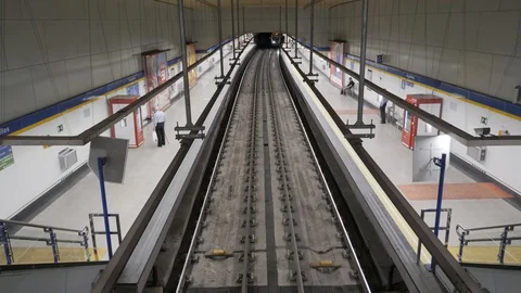 Metro madrid Stock Footage 126912033