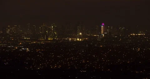Metro Manila Night Stock Footage 110835381