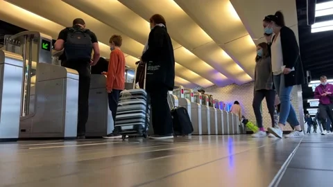 Metro map in Paris 18.04.22 Paris France Stock Footage 182583280