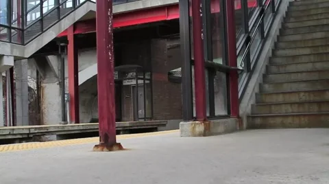 Metro North NYC STOP Stock Footage 1434975