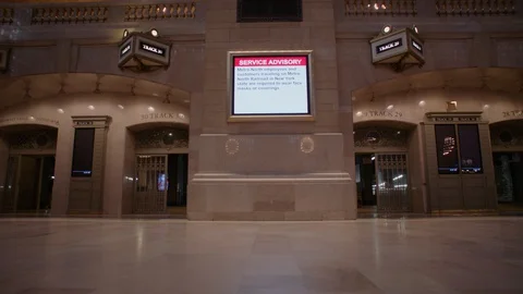 Metro North Service Changes During Covid-19 Pandemic Stock Footage 129886914