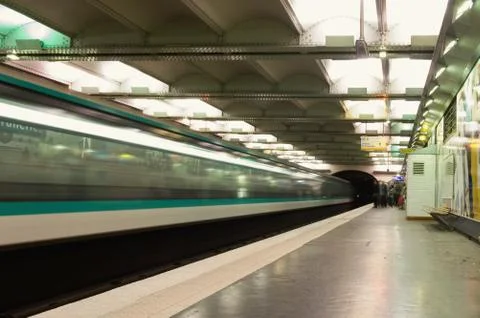 The metro, paris Stock Photos