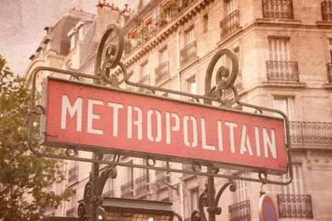 Metro in Paris Stock Photos