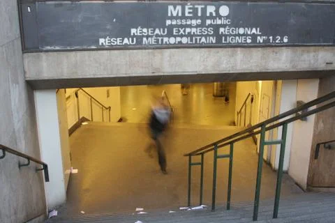 Metro in Paris Stock Photos