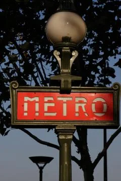 Metro in Paris Stock Photos